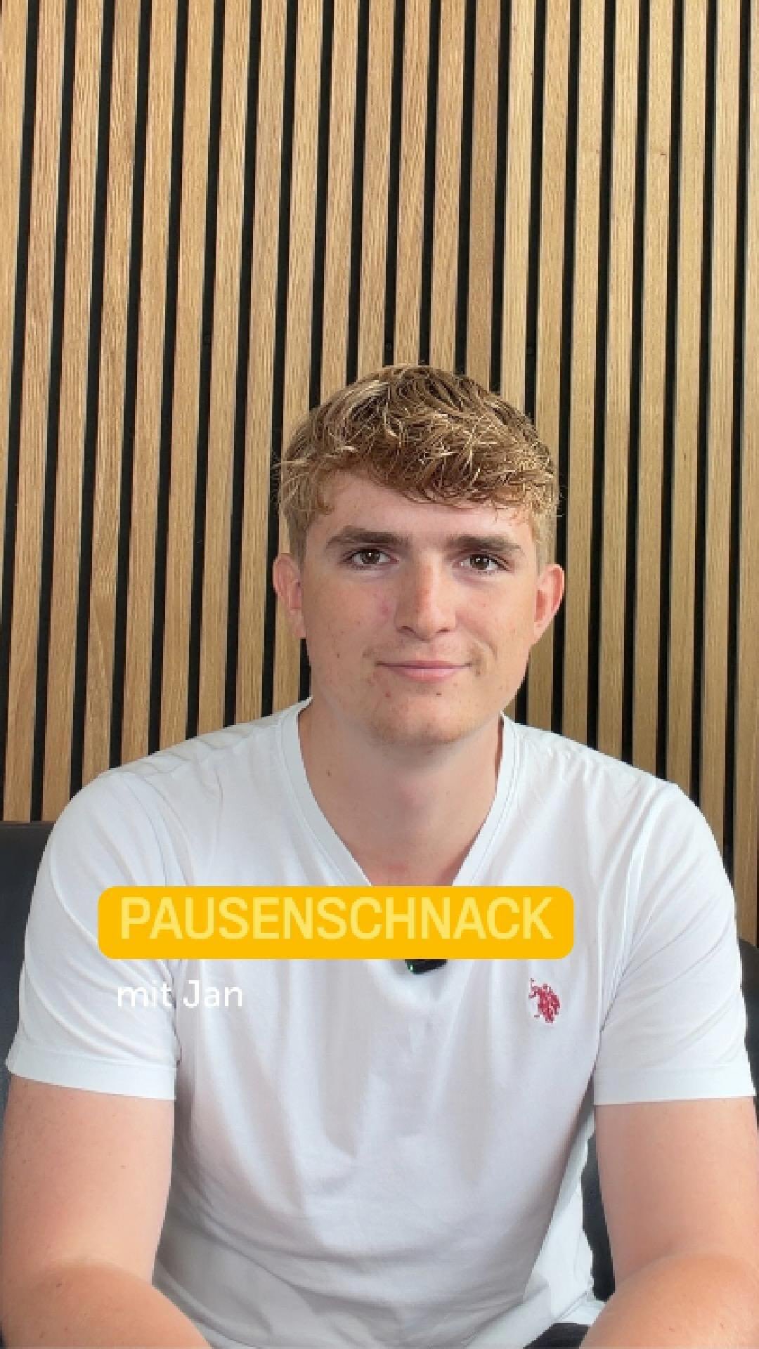 Pausenschnack mit Jan ☕   Seit 2023 ist Jan als dualer BWL-Student&hellip;