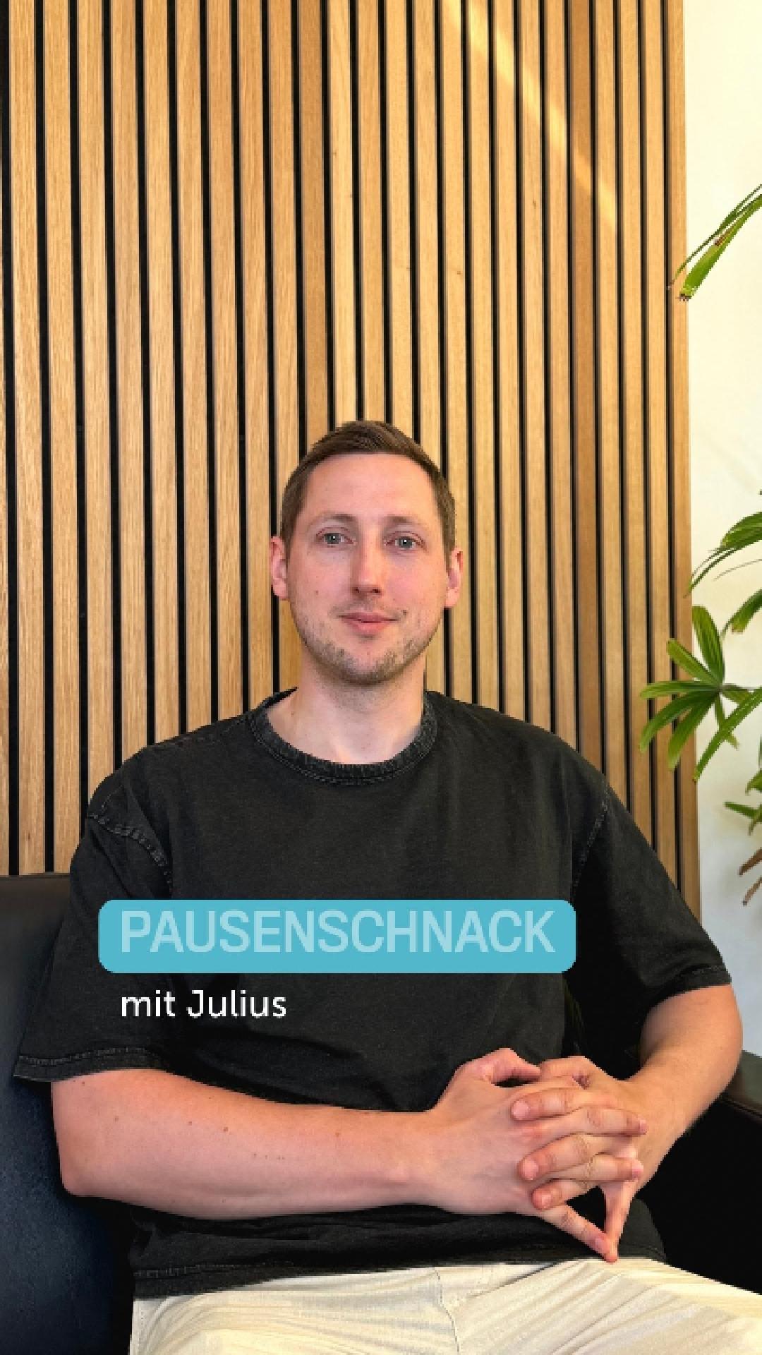 Pausenschnack mit Julius ☕ In diesem Video bekommst du einen Blick hinter&hellip;
